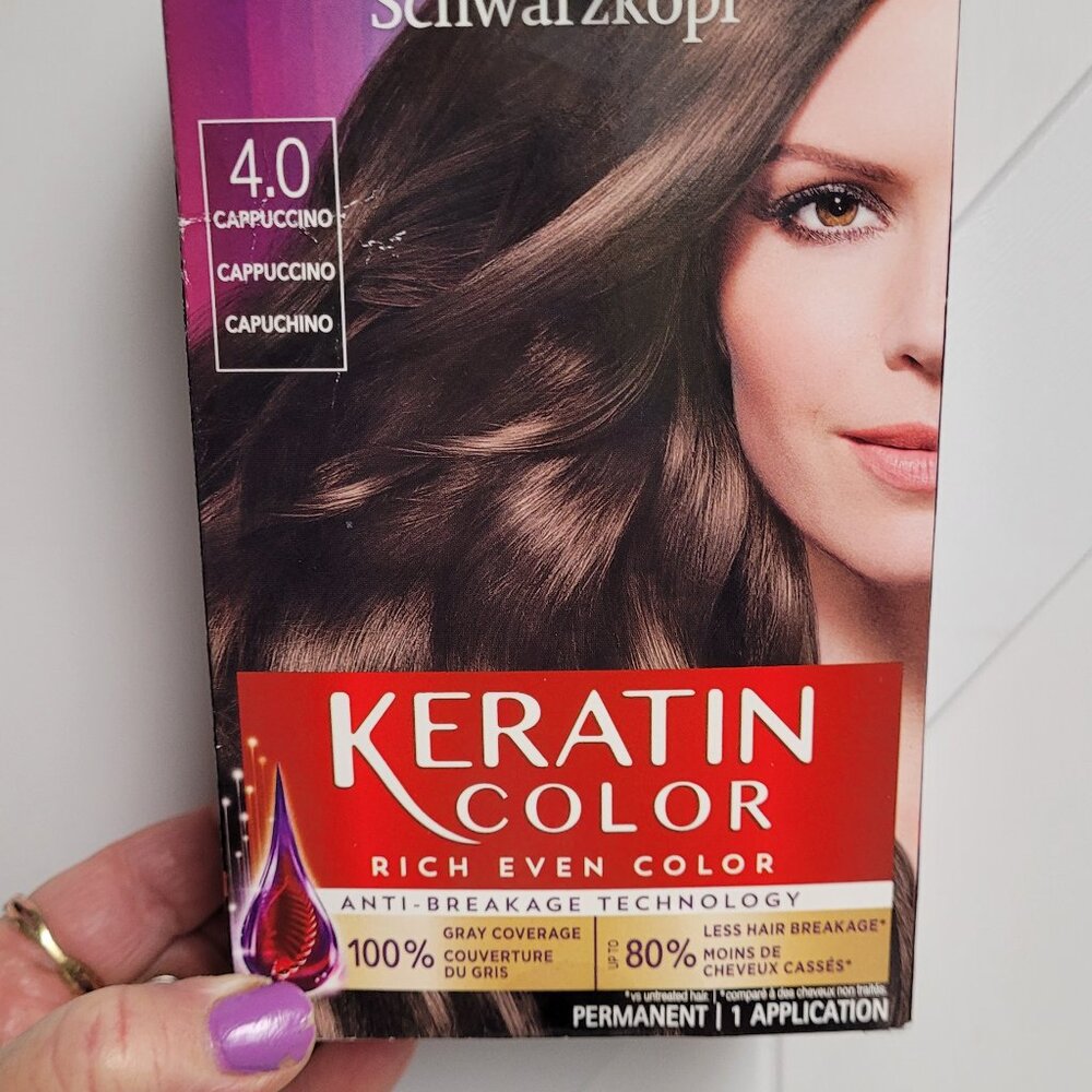 Schwarzkopf Keratin Color 4.0 Cappuccino NWOT